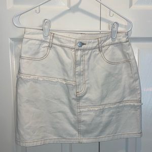 Boutique patchwork mini skirt